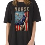 Nurse American Flag
