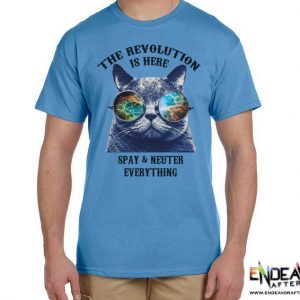 The Revolution Is Here (Cat)_LIGHT BLUE